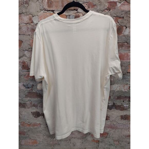 Bella Canvas Mens Dinosaur Graphic T-Shirt Size 2XL Cream Short Sleeve - Picture 3 of 3